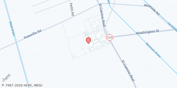 Map showing Gadsden High School (CHI 9) at 6301 Highway 28, Anthony, NM