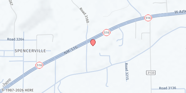 Map showing Aztec Church of the Nazarene at 1061 NM-516, Aztec, NM