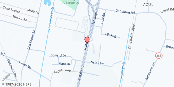 Map showing First Assembly of God - Belen at 19398 Hwy. 314, Belen, NM