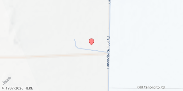 Map showing To'Hajiilee Community School at 129 Medicine Horse Dr, Canoncito, NM