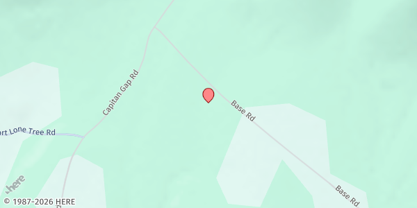 Map showing Lone Tree Ranch at 132 Base Rd., Capitan, NM