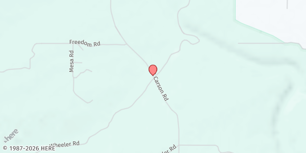 Map showing Cross Gallery at 4 S Carson Way, Carson, NM