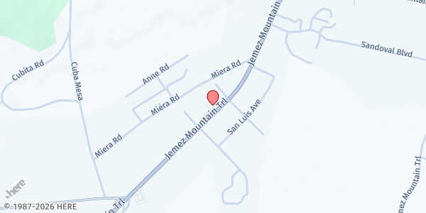 Map showing The Potter's House Cuba Christian Center at 6373 US-550, Cuba, NM