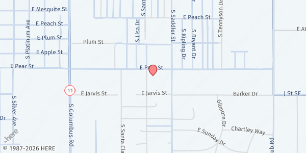 Map showing CitiLife Church - Anchor of Hope at 1200 Pear St. SE, Deming, NM