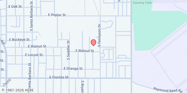 Map showing Mountain View Apartments at 1101 Shelly Dr., Deming, NM