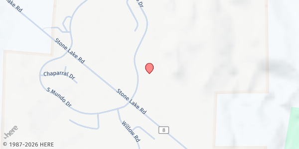 Map showing Jicarilla Apache Community Health & Fitness Center - Distribution Warehouse at 50 Mundo Drive, Dulce, NM