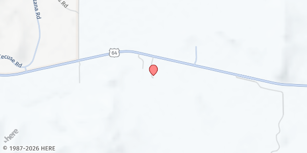 Map showing The Glory of the Lord Pentecostal Church at 13706 Hwy 64, Dulce, NM