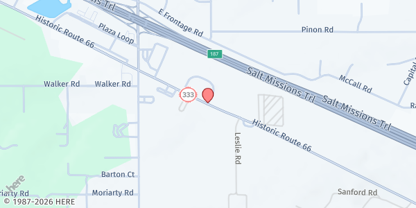 Map showing Grace Baptist Church at 2359 Old US Rt. 66, Edgewood, NM
