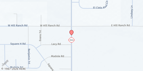Map showing Valley View Christian Church at 170 ST Rd. 344, Edgewood, NM