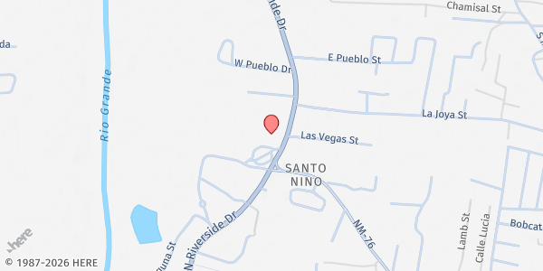 Map showing Goodwill - Española at 628 A, Española, NM