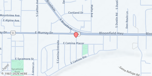 Map showing ECHO Emergency Programs - Farmington at 1921 E. Murray Drive, Farmington, NM