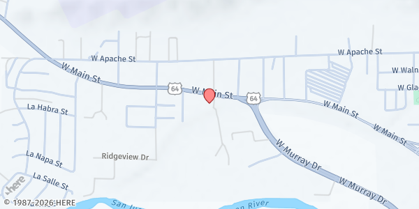 Map showing Four Corners Home for Children at 2103 W Main St., Farmington, NM