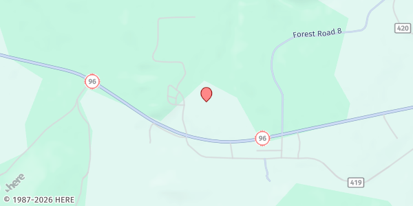 Map showing Gallina Mobile Food Pantry at 1903 NM-96, Gallina, NM