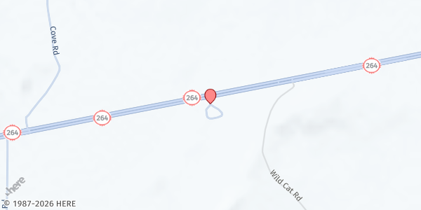 Map showing Bible Navajo Mission - Wildcat at Hwy 264 Mile Marker #9 Wildcat Dr., Gallup, NM