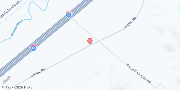 Map showing Bread of Life Ministries at 110 Lupton Rd, Gallup, NM