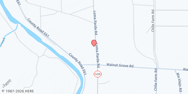 Map showing San Isidro Catholic Church at 2003 Loma Parda Rd., Garfield, NM