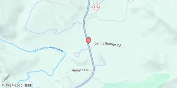 Map showing Glenwood Presbyterian Church at 5106 US-180, Glenwood, NM