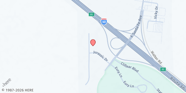 Map showing ECHO Tailgate - Grants at 550 Jurassic Ct, Grants, NM
