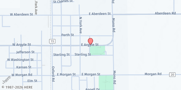 Map showing Hagerman Municipal Schools (CHI 9) at 406 N Cambridge Ave, Hagerman, NM