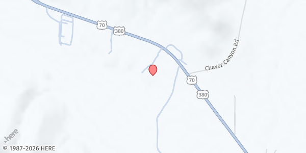 Map showing Hondo Valley Public School at 111 Don Pablo Ln., Hondo, NM