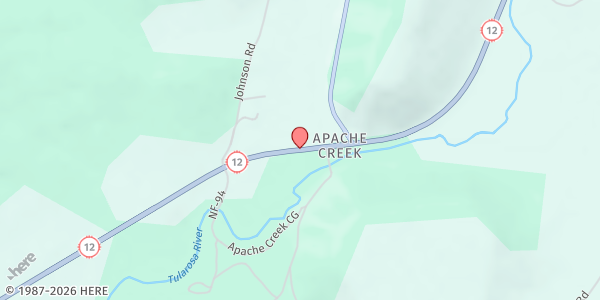 Map showing Horse Springs Bible Church at Mile Marker 40 NM-12, Horse Springs, NM