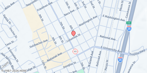 Map showing First Born of Northern New Mexico at 901 6th St, Las Vegas, NM