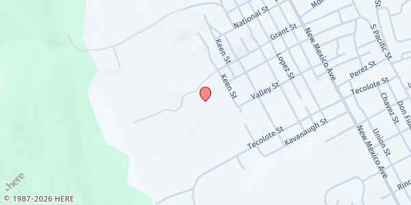 Map showing Luna Community College - Mobile Food Pantry Distribution at 366 Luna Dr., Las Vegas, NM