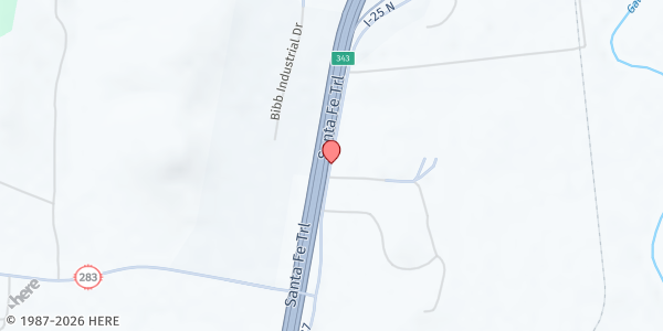 Map showing Victory Life Church at 258 Frontage Road 2137, Las Vegas, NM