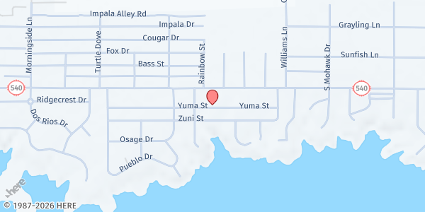 Map showing Logan Mobile Food Pantry at 123 Yuma, Logan, NM