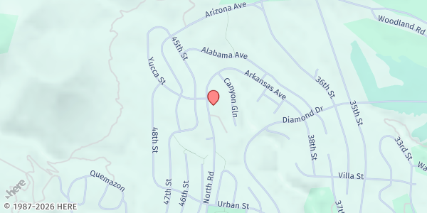 Map showing Bethlehem Evangelical Lutheran Church Fellowship Hall at 2390 N Rd, Los Alamos, NM