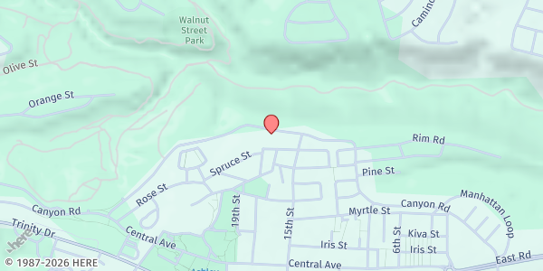 Map showing Unitarian Church at 1738 N Sage Loop St, Los Alamos, NM