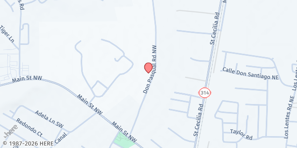 Map showing Mid-West NM Community Action Program - Los Lunas at 549 Don Pasqual Rd., Los Lunas, NM