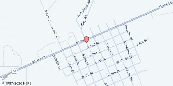 Map showing Magdalena Samaritan Center at 102 S. Main Street, Magdalena, NM