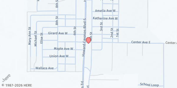 Map showing Bethel Community Storehouse at 1719 4th St., Moriarty, NM