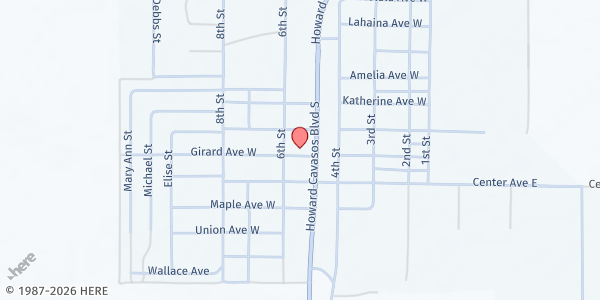 Map showing SVDP - Our Lady of Mt. Carmel Conference at 503 Girard, Moriarty, NM
