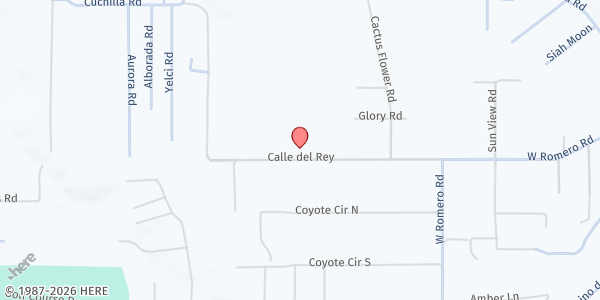 Map showing Iglesia Casa de Oracion at 24 Calle del Rey, Ranchos de Taos, NM