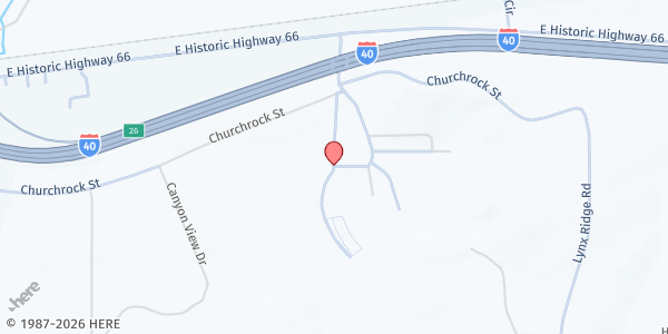 Map showing Rehoboth Christian School Food Pantry at 211 Tse Yaaniichii St., Rehoboth, NM