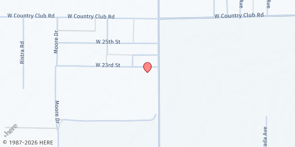 Map showing Christ's Church at 2200 N Sycamore Ave., Roswell, NM