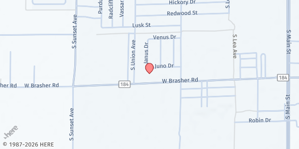 Map showing Church on the Move at 901 W Brasher Rd., Roswell, NM