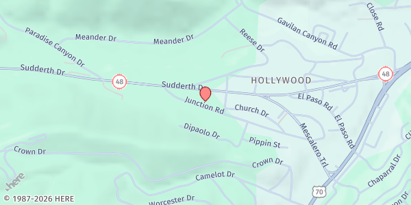Map showing Gateway Church at 415 Sudderth Dr., Ruidoso, NM