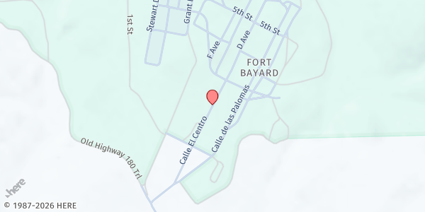 Map showing ECHO Tailgate - Santa Clara (Ft. Bayard Theatre) at 26 Calle El Centro, Santa Clara, NM