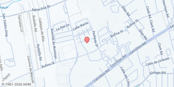 Map showing Faith at Work Community Outreach at 3204 Mercantile Ct., Santa Fe, NM