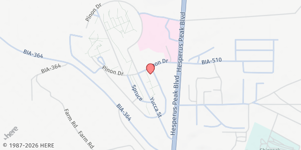 Map showing Navajo Nation WIC Program - Shiprock at 2017-4018 Cottonwood Dr, Shiprock, NM