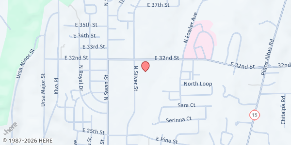 Map showing ECHO Tailgate - Silver City at 900 E 32nd St, Silver City, NM