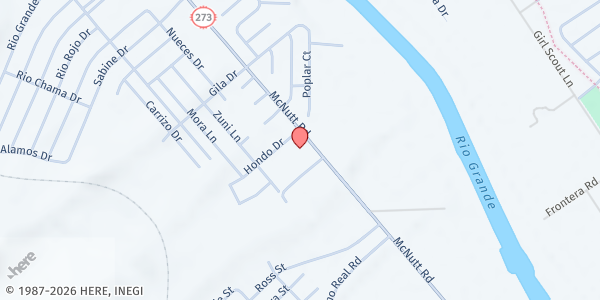Map showing NM Family Services - Sunland Park at 3465 McNutt Rd., Sunland Park, NM