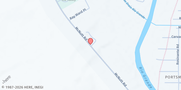 Map showing Southern NM Project at 1000 McNutt Rd, Sunland Park, NM