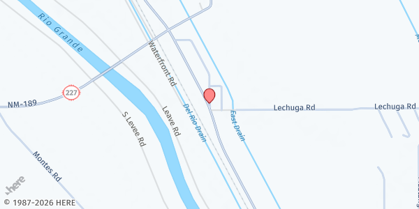 Map showing Vado - San Pedro Mission Catholic Church at 137 Lomas Ave, Vado, NM