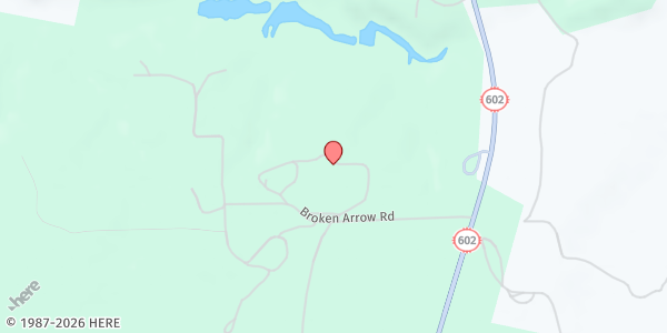 Map showing Broken Arrow Bible Ranch at 28 Broken Arrow Rd., Vanderwagen, NM