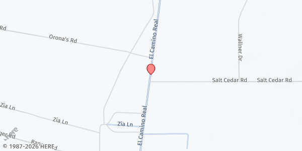 Map showing La Promesa Elementary School at 898 HWY 304, Veguita, NM