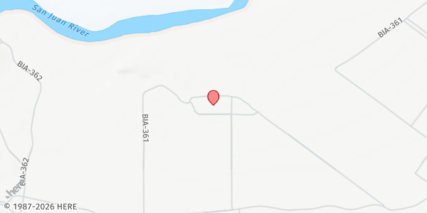 Map showing At the Cross Community Church at PFRG+GV, Waterflow, NM